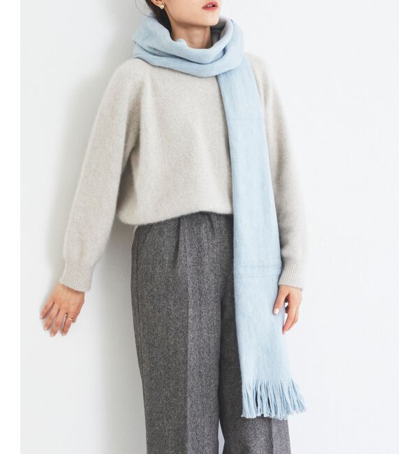 le.coeur blanc「シャギーカラーストール」|ストール|
