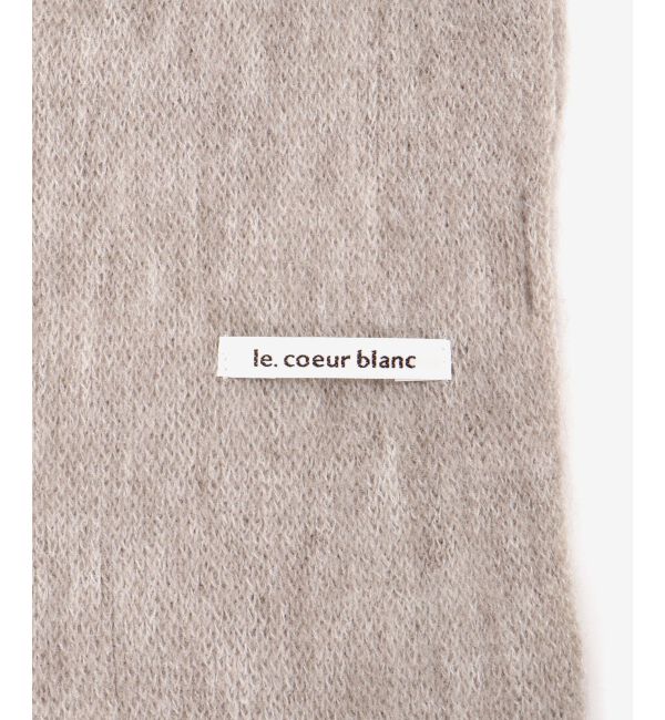 le.coeur blanc「シャギーカラーストール」|ストール|