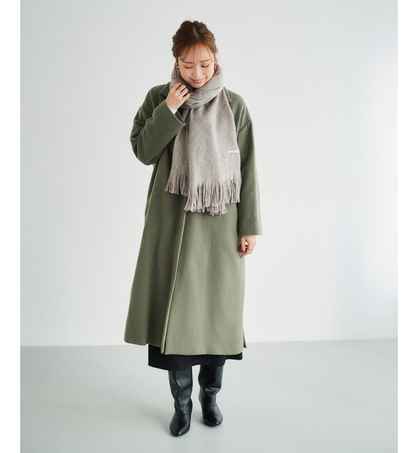 le.coeur blanc「シャギーカラーストール」|ストール|