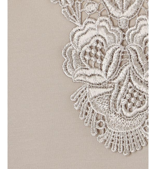 le.coeur blanc「《手洗い可能》バックモチーフレースタンク」|Tシャツ・カットソー|