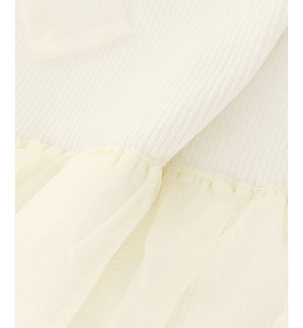 MAJESTICLEGON「肩リボンチュールフリルニット」|ニット・セーター|