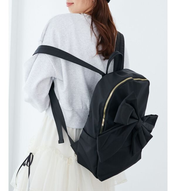 MAJESTICLEGON「ビッグリボンリュック」|リュック|ブラック