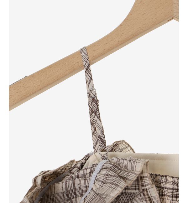  「バックレースアップフリルワンピース」|ワンピース|