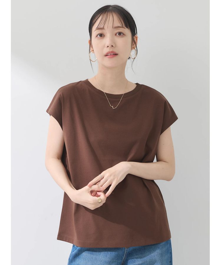 earth music&ecology「フレンチT」|Tシャツ・カットソー|Brown