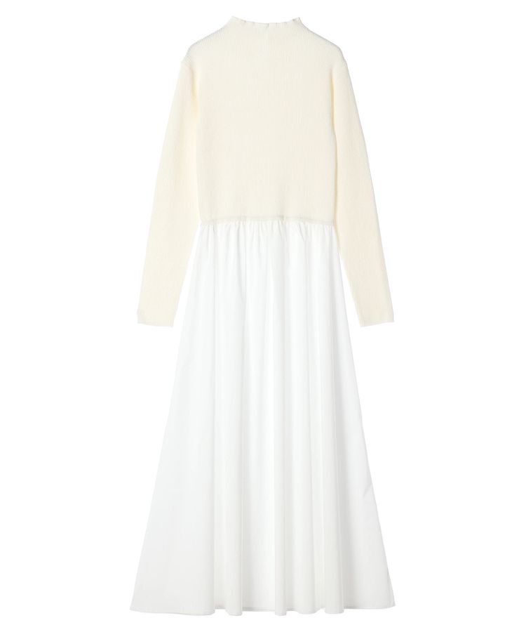 AnriettMusee「リブニットドッキングワンピース」|ワンピース|