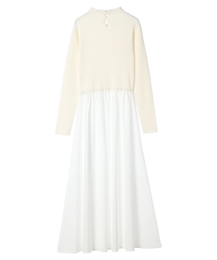 AnriettMusee「リブニットドッキングワンピース」|ワンピース|