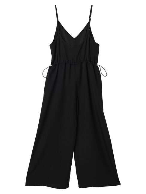 Green Parks「冷っとすずやかウエストドロストサロペット」|ワンピース|