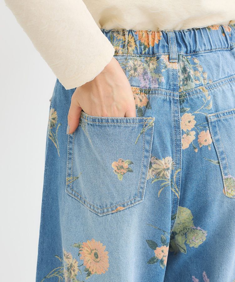 Green Parks「・SUGAR SPOON フラワーptデニムワイドパンツ」|その他|