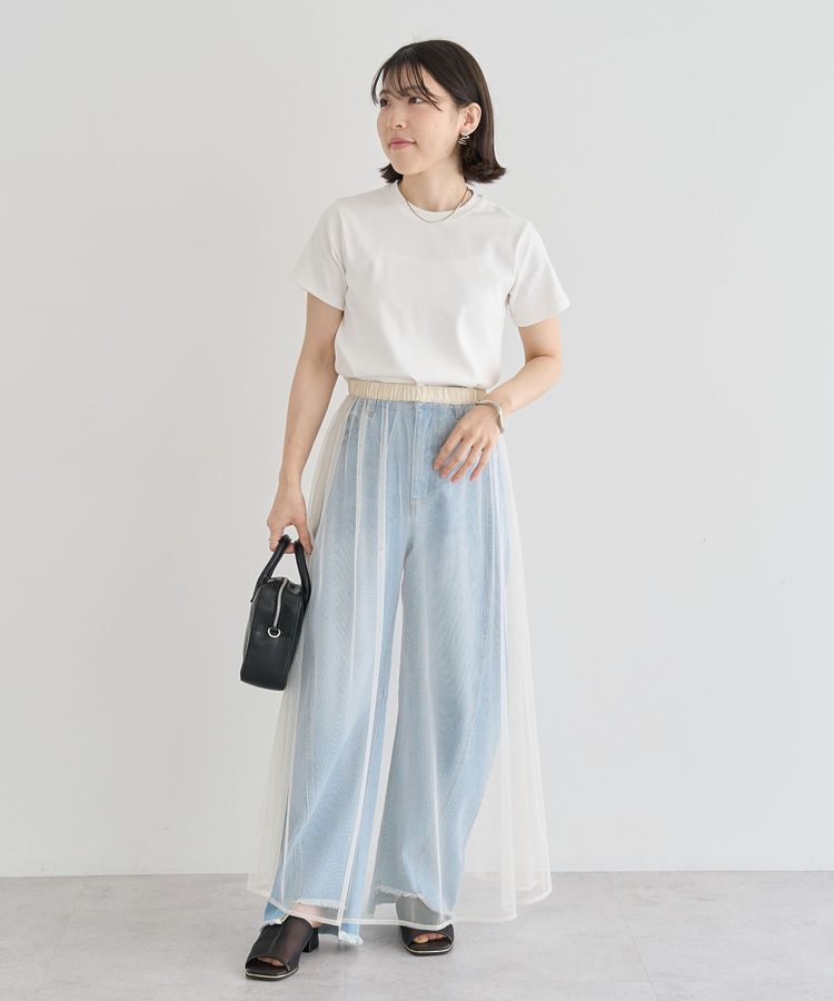 Green Parks「切り替えカーヴィーデニムパンツ」|デニム|