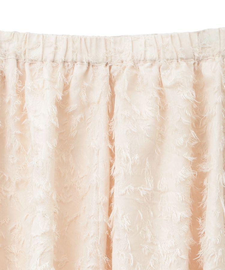 GARAGE OF GOOD CLOTHING「ジャガードオーバーラップロングスカート」|フレア|