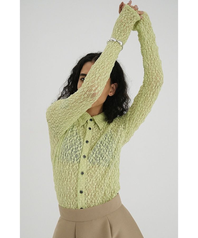 CLANE LADY LACE SHIRTレースシャツ CLANE】lady lace shirt（GARAGE OF GOOD CLOTHING）｜ルミネの