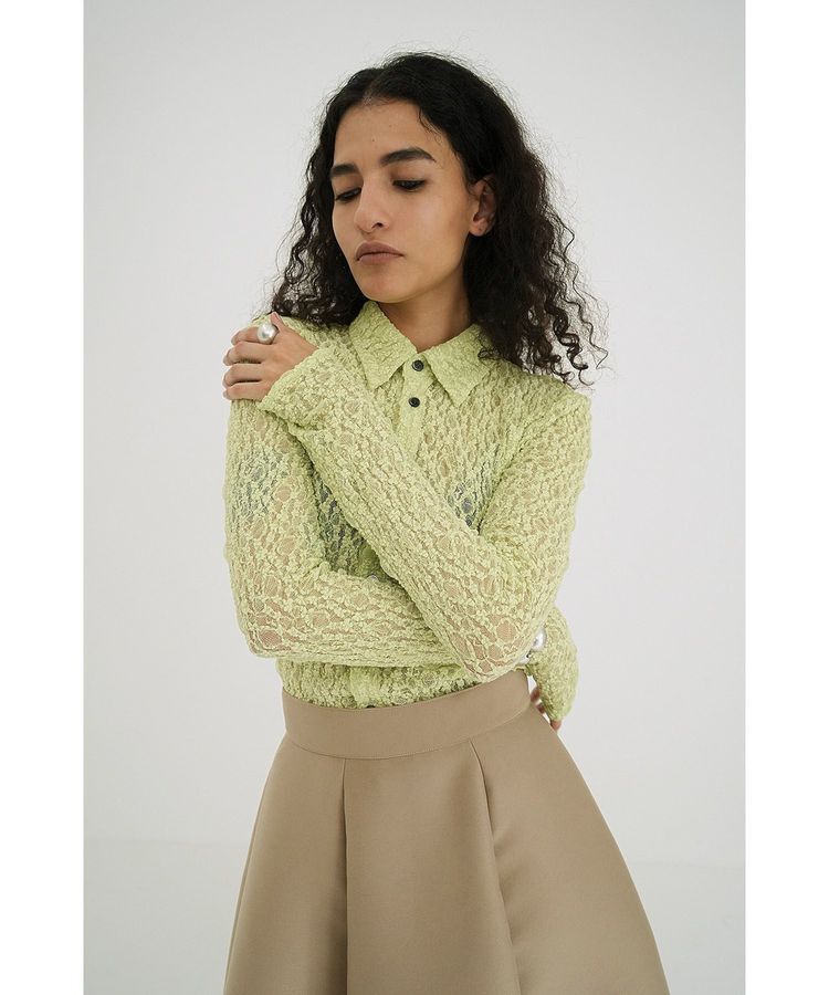 CLANE LADY LACE SHIRTレースシャツ CLANE】lady lace shirt（GARAGE OF GOOD CLOTHING）｜ルミネの