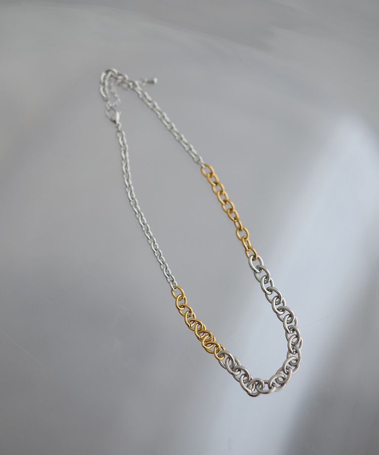 GARAGE OF GOOD CLOTHING「STAINLESSミックスチェーンショートネックレス」|ネックレス|