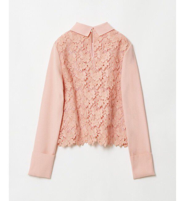 LOULOU WILLOUGHBY「【LOULOU WILLOUGHBY】ケミカルフラワーレースプルオーバー」|ニット・セーター|