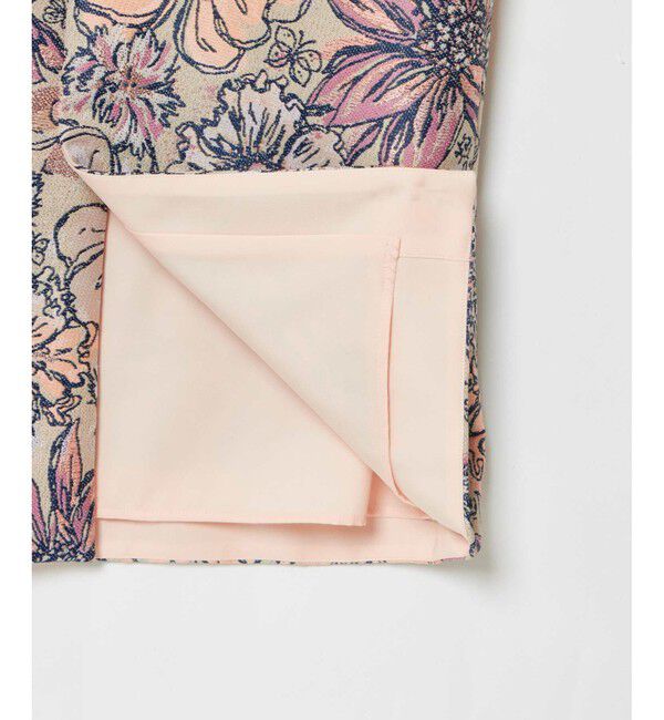 LOULOU WILLOUGHBY「【LOULOU WILLOUGHBY】MALHIAフラワージャガードノースリワンピース」|ワンピース|