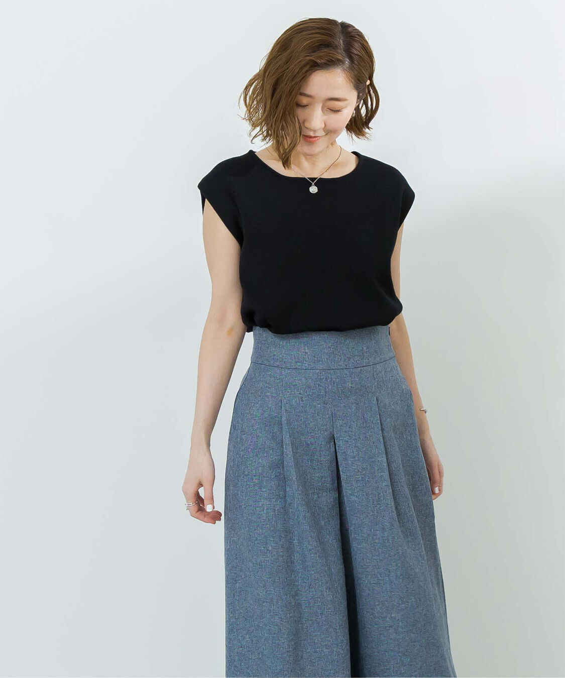 ur's「フレンチスリーブニットトップス」|ニット・セーター|