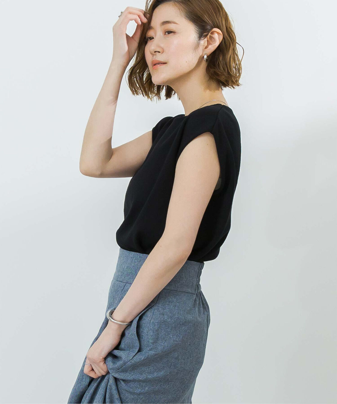 ur's「フレンチスリーブニットトップス」|ニット・セーター|