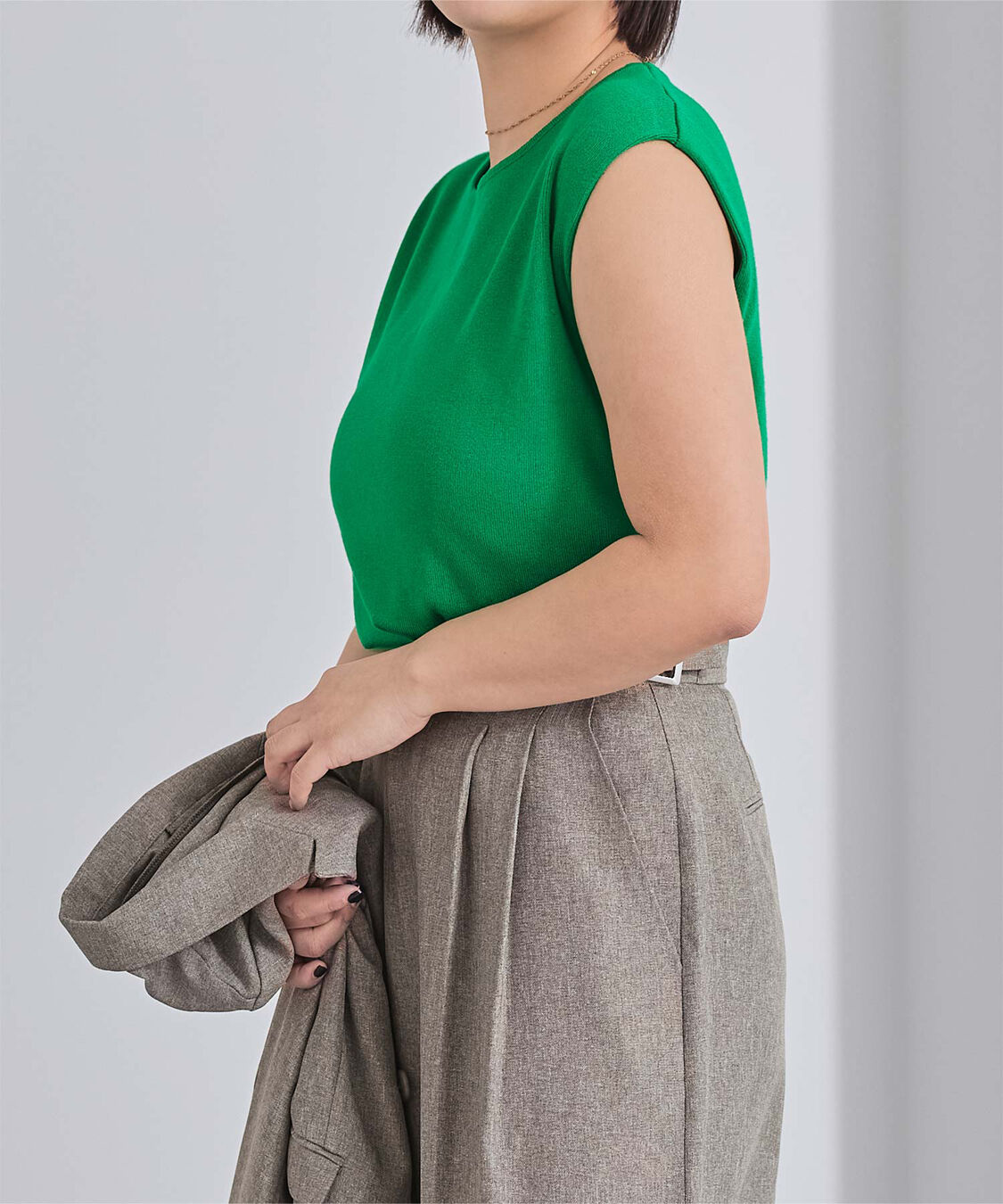 ur's「フレンチスリーブニットトップス」|ニット・セーター|