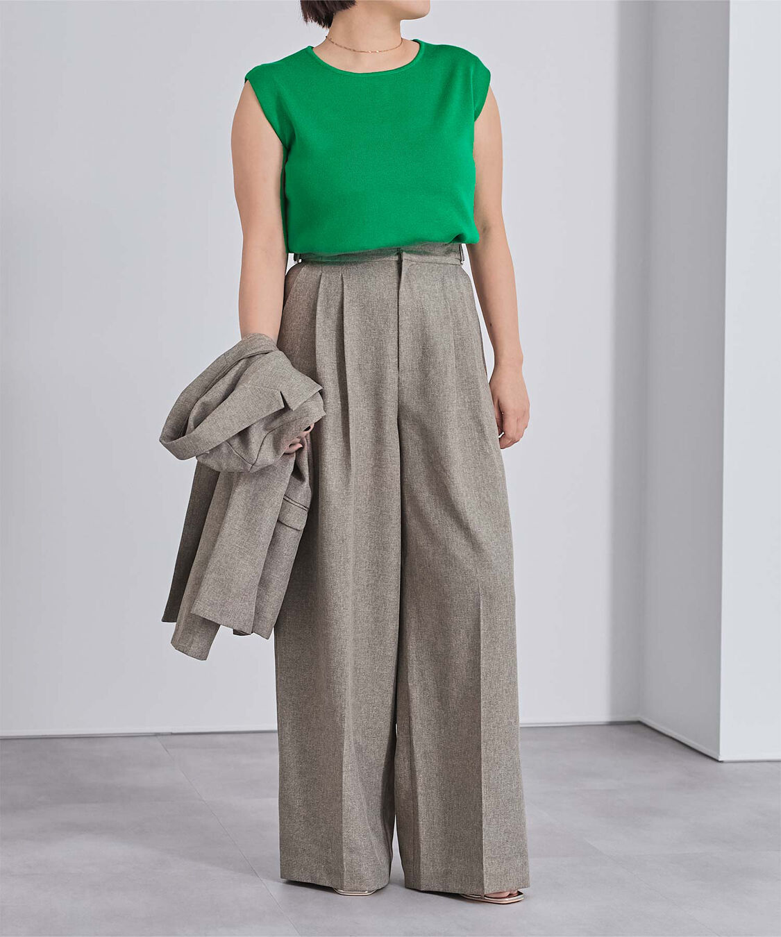 ur's「フレンチスリーブニットトップス」|ニット・セーター|