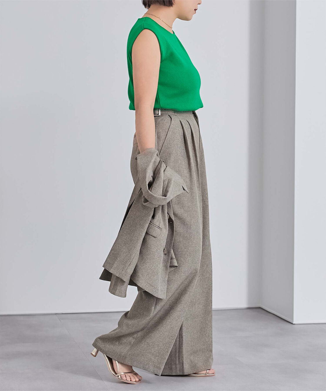 ur's「フレンチスリーブニットトップス」|ニット・セーター|