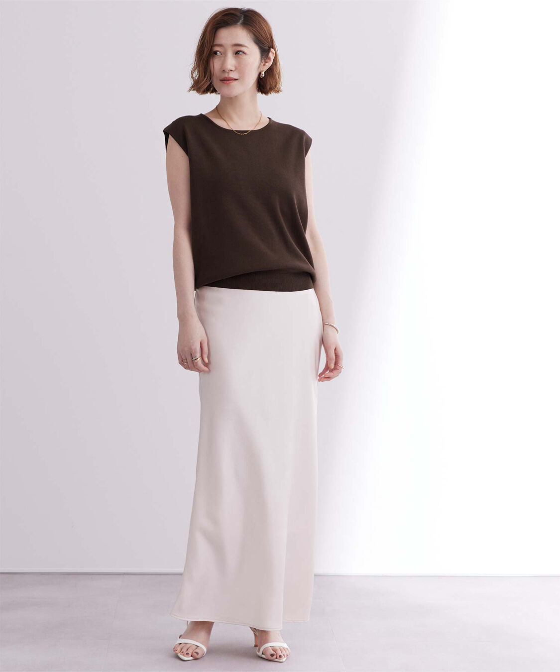 ur's「フレンチスリーブニットトップス」|ニット・セーター|