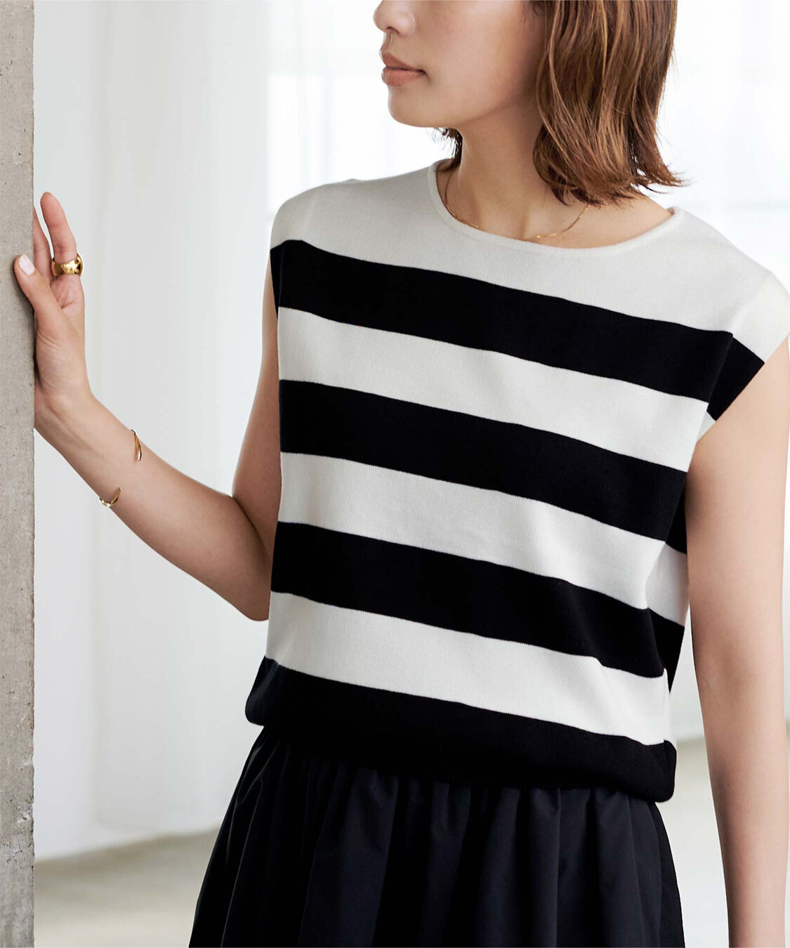 ur's「フレンチスリーブニットトップス」|ニット・セーター|