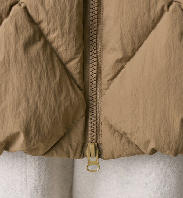  「リサイクルダウンジップアップフードジャケット」|テーラードジャケット|