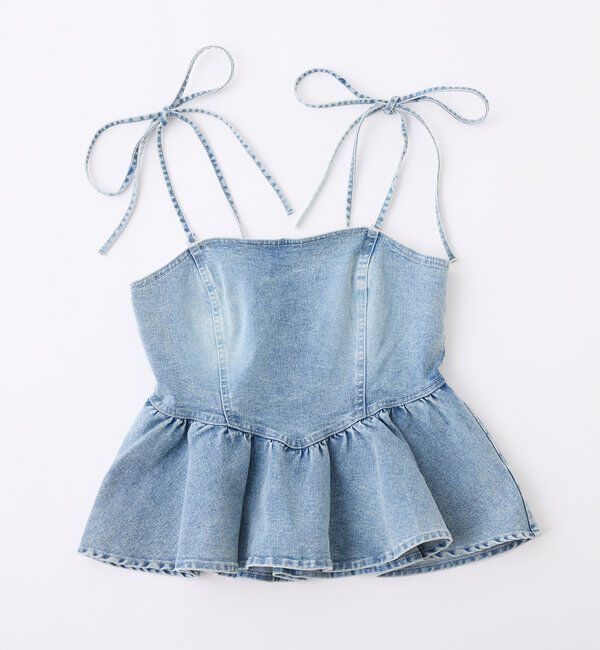  「【お揃いcollection】デニムビスチェ」|シャツ・ブラウス|