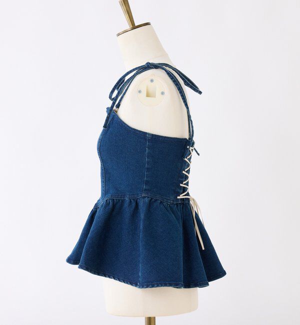  「【お揃いcollection】デニムビスチェ」|シャツ・ブラウス|