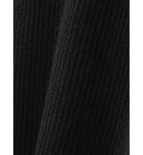 mizuiro ind「mizuiro ind ケープカラーリブプルオーバー」|ニット・セーター|