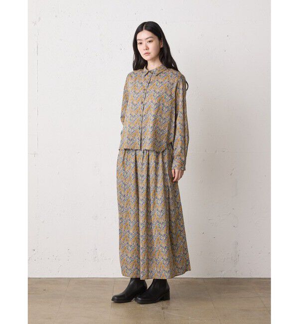 MidiUmi「MidiUmi リバティプリントスカート」|スカート|