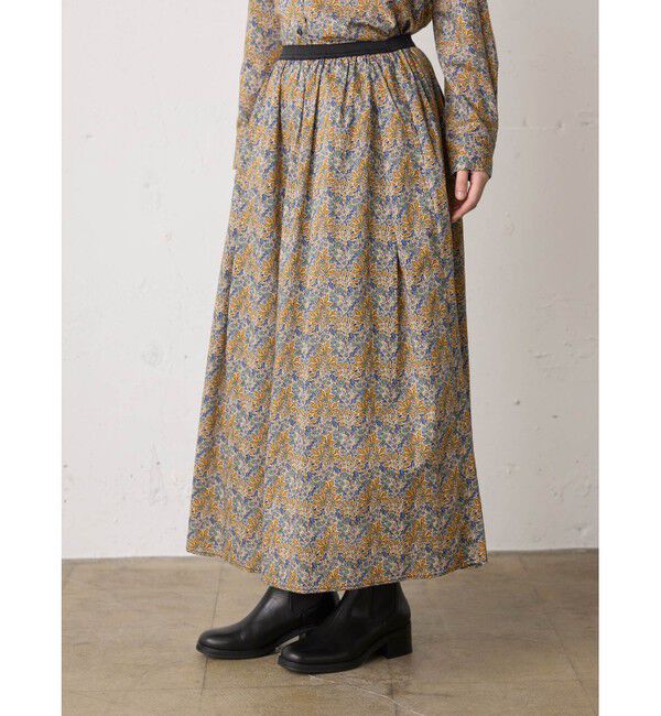 MidiUmi「MidiUmi リバティプリントスカート」|スカート|