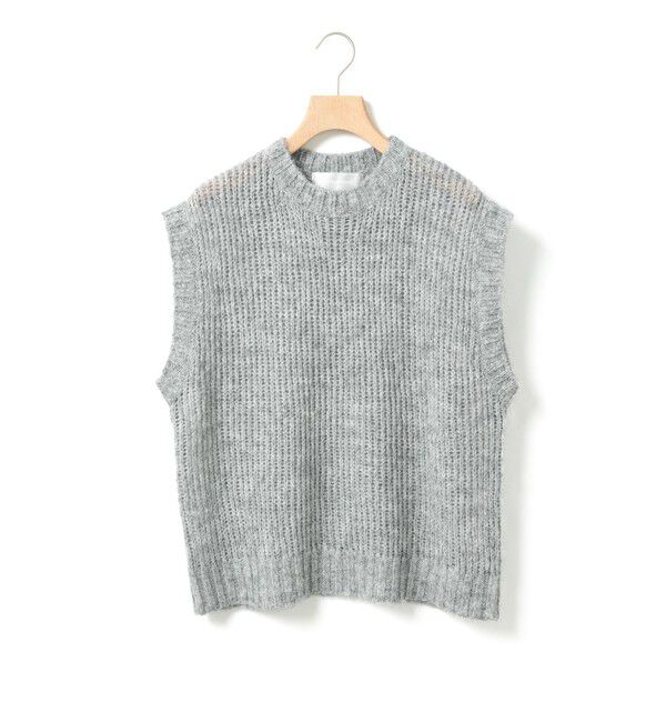 MARMARMAR「MARMARMAR シアーニットベスト」|ベスト・ジレ|グレー