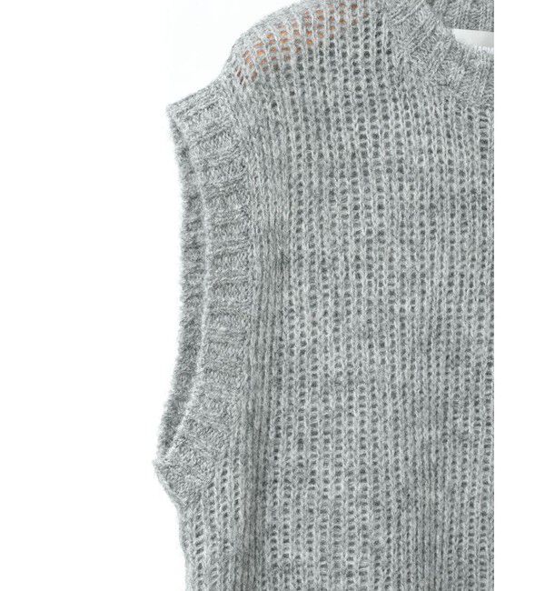 MARMARMAR「MARMARMAR シアーニットベスト」|ベスト・ジレ|