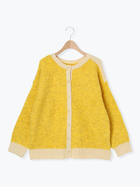 Samansa Mos2「ブークレバイカラー2WAYニット」|カーディガン|