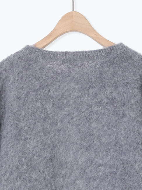 Samansa Mos2「リボン付きニットカーディガン」|カーディガン|