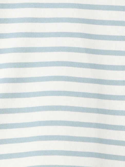 Samansa Mos2 Lagom「ハリネズミ刺繍ボーダーカットソー」|Tシャツ・カットソー|