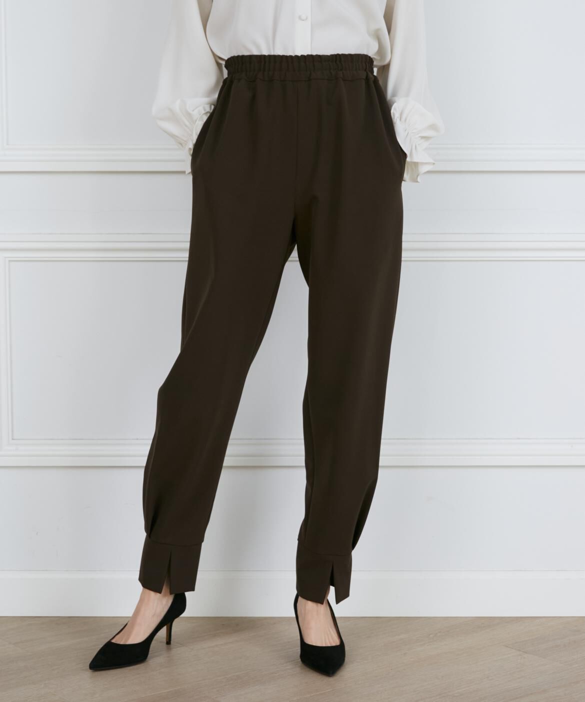 INED「ジョガーパンツ」|スラックス|