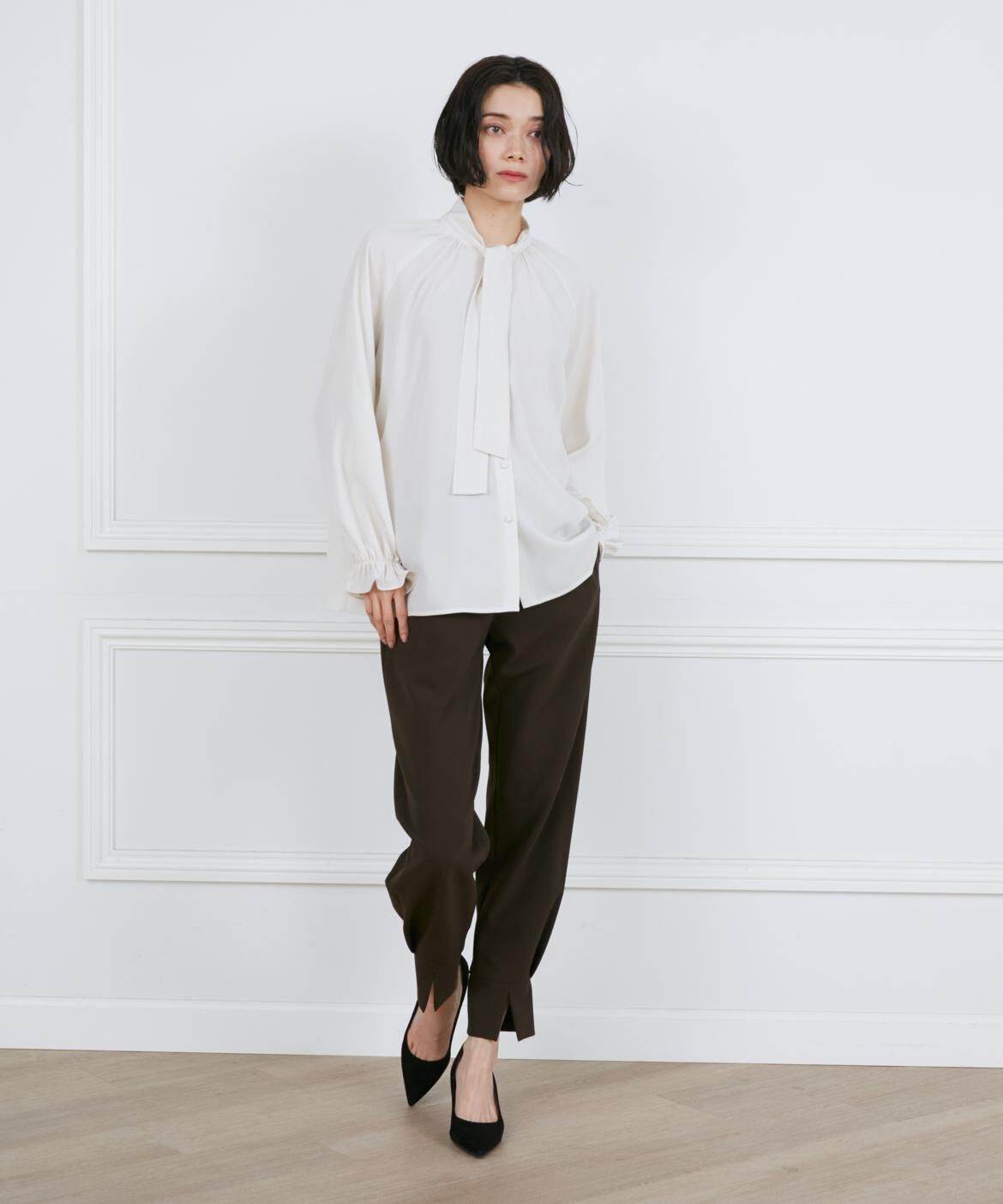 INED「ジョガーパンツ」|スラックス|