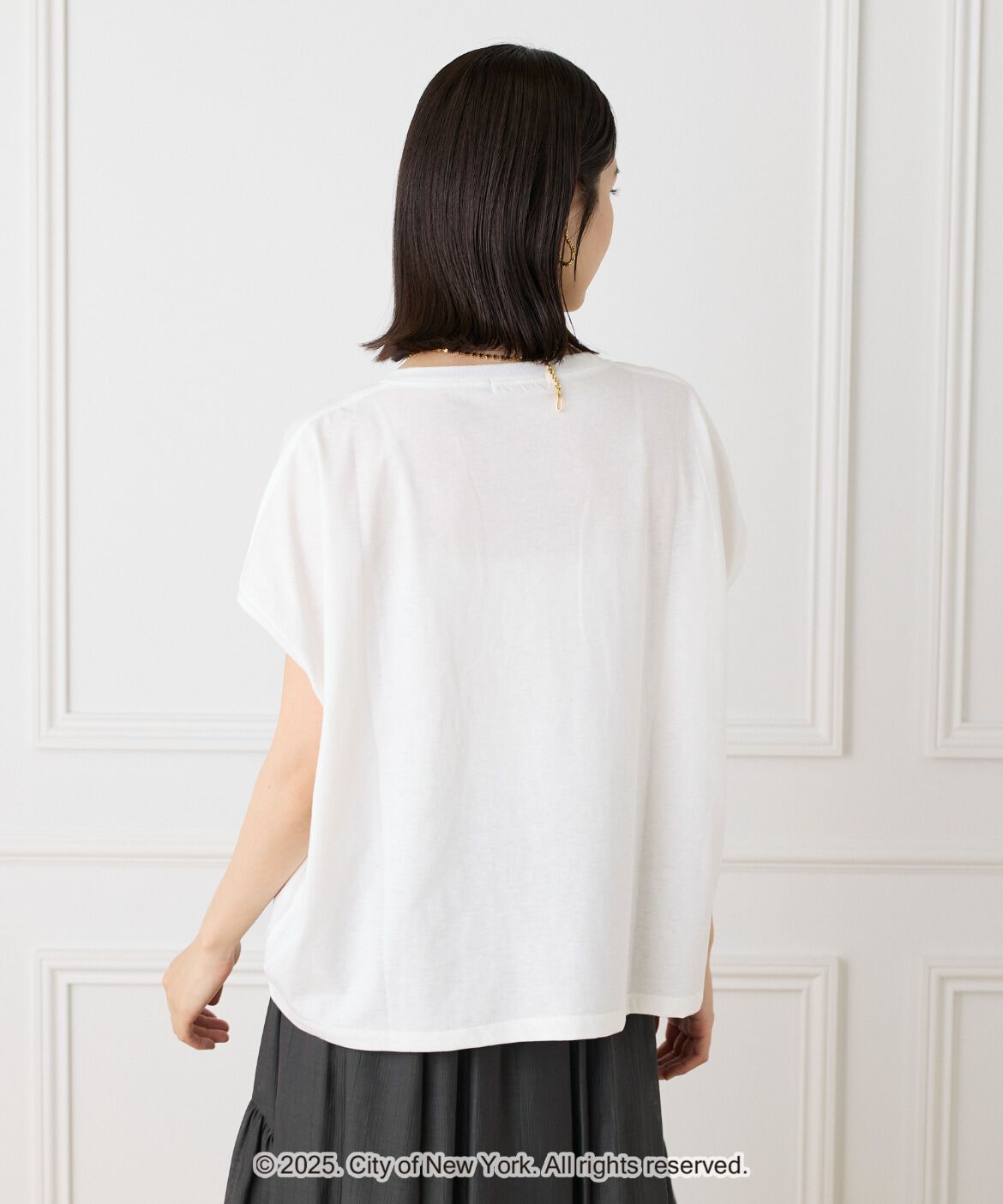 INED「《SUPERIOR CLOSET》NYC箔プリントTシャツ《GOOD ROCK SPEED》」|Tシャツ・カットソー|