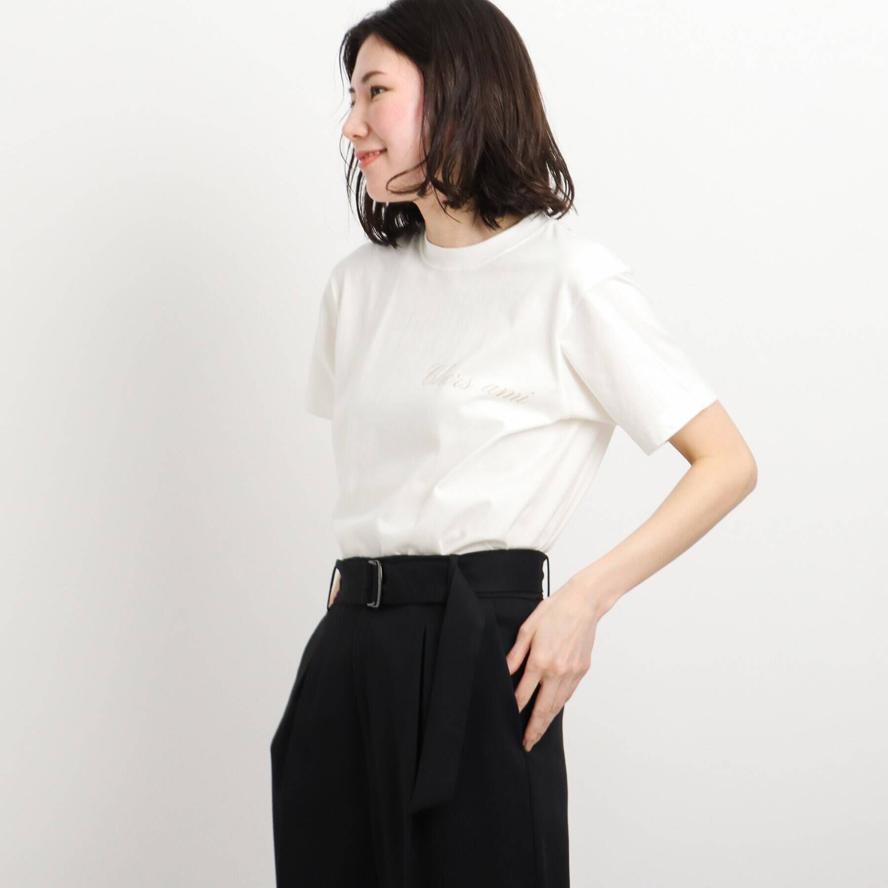 COUP DE CHANCE「【WORLD for the World】メッセージプリントTシャツ」|Tシャツ・カットソー|