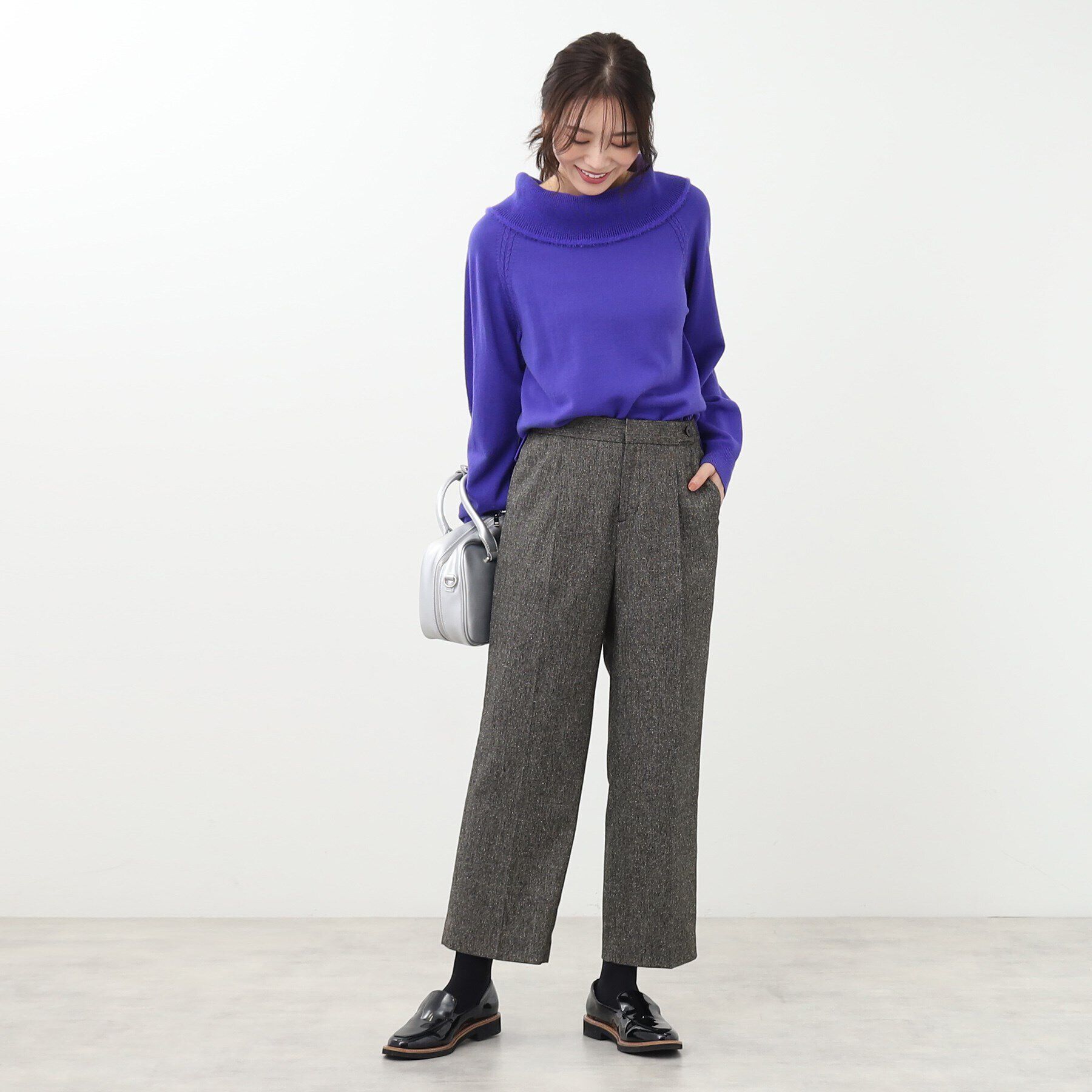 Reflect「ワイドクロップドツイードパンツ」|その他|