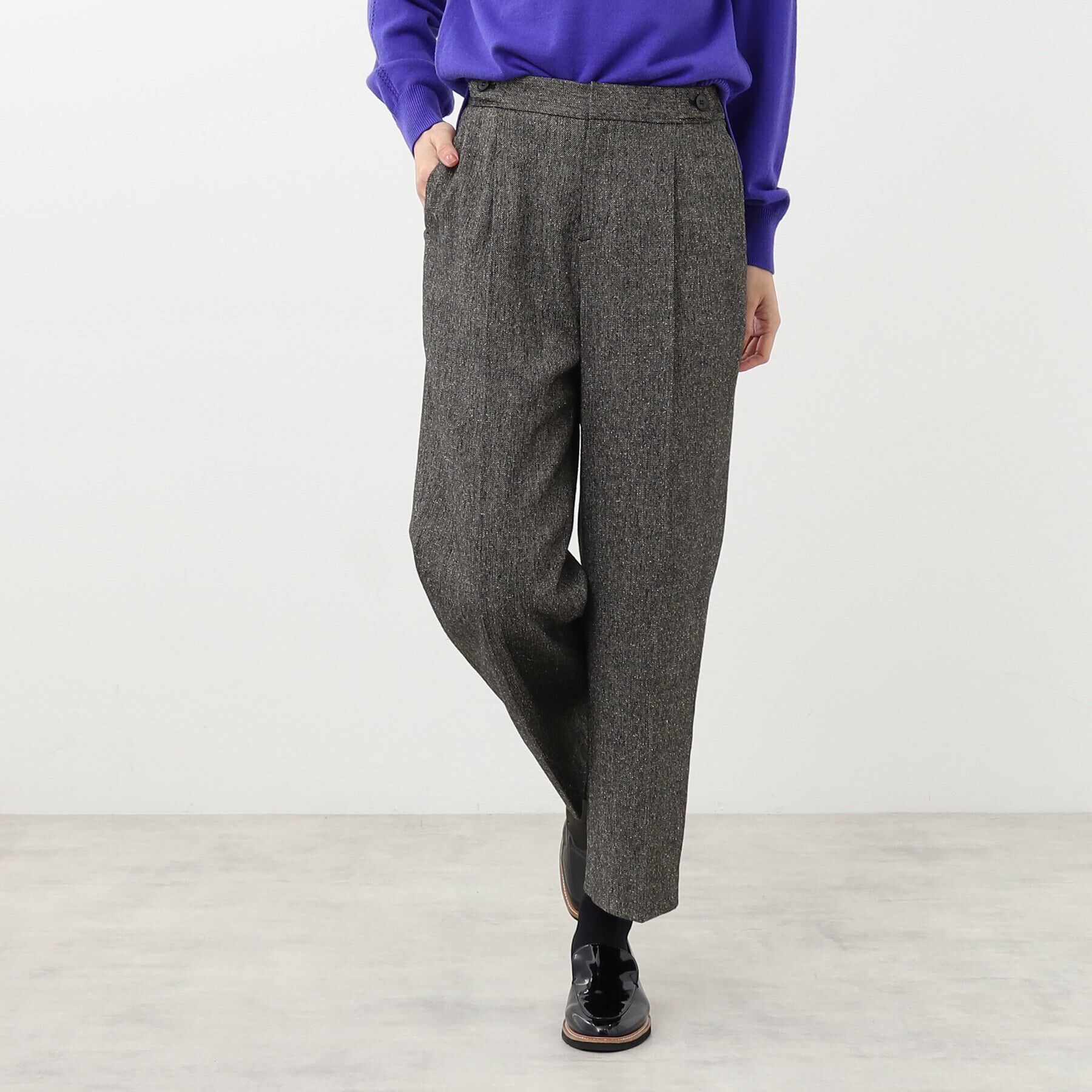 Reflect「ワイドクロップドツイードパンツ」|その他|