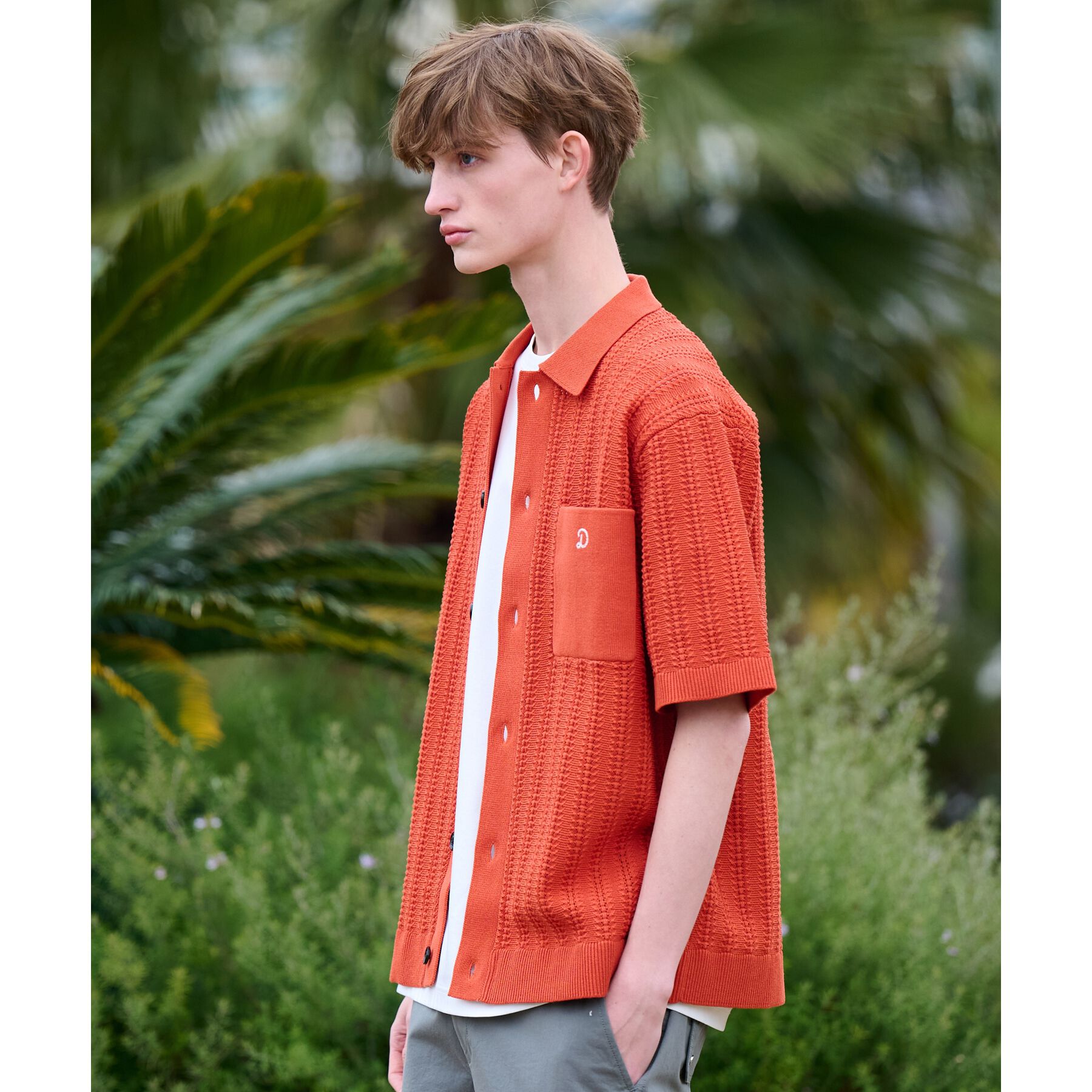 DRESSTERIOR「【Safari5月号掲載】オーガニックコットン キューバニットシャツ」|ニット・セーター|