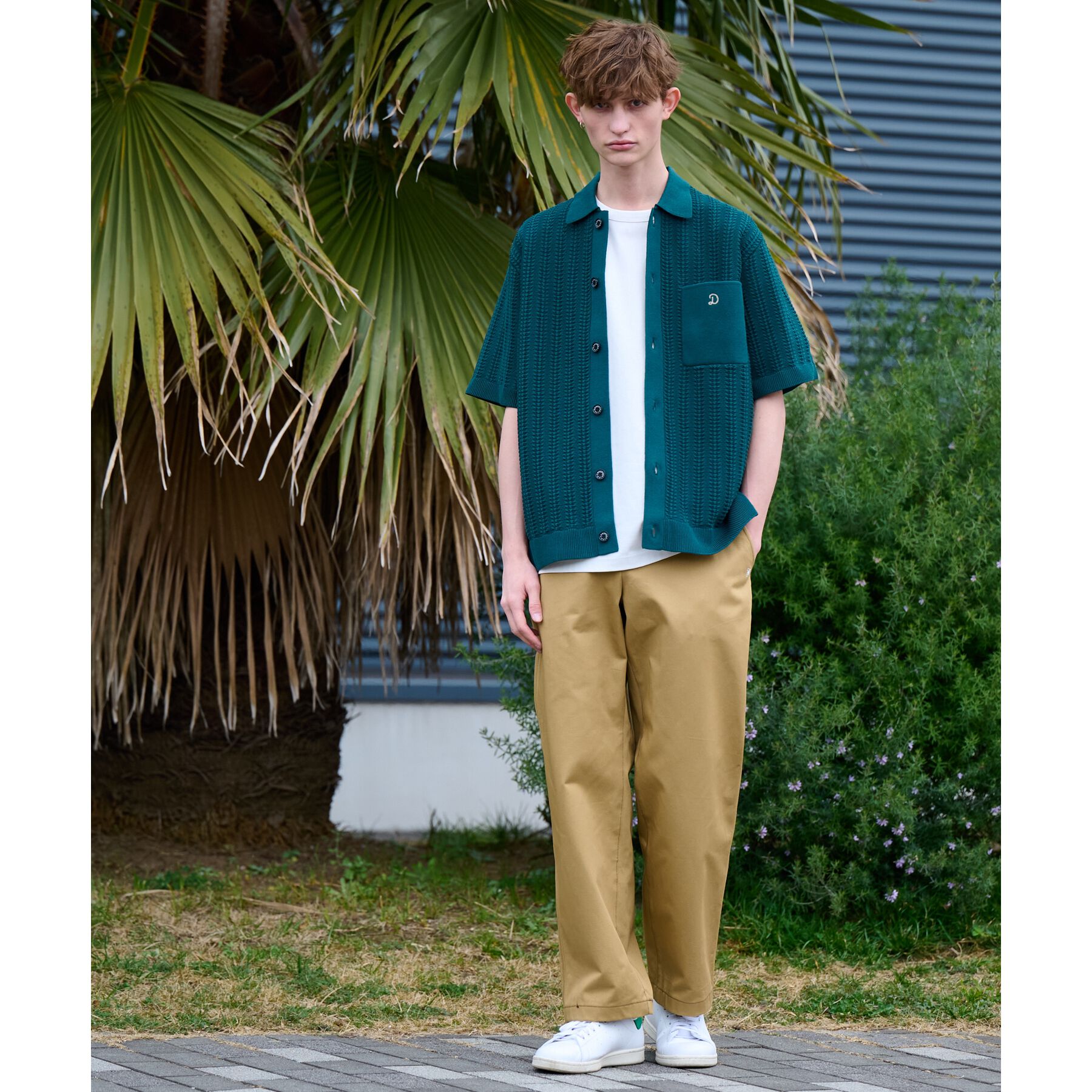 DRESSTERIOR「【Safari5月号掲載】オーガニックコットン キューバニットシャツ」|ニット・セーター|