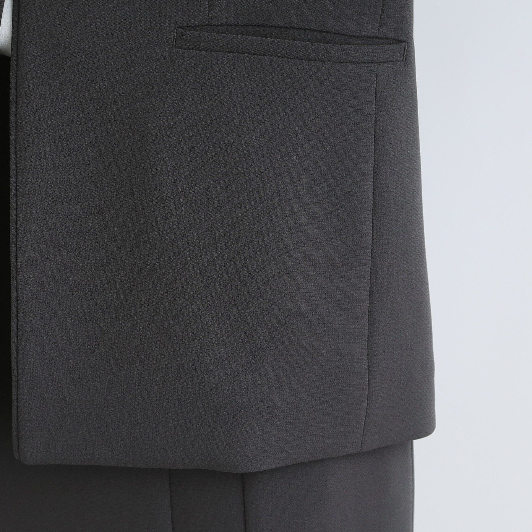 INDIVI「【洗える／日本製／定番スーツ】トリアセテート混ストレッチノーカラージャケット」|スーツ|