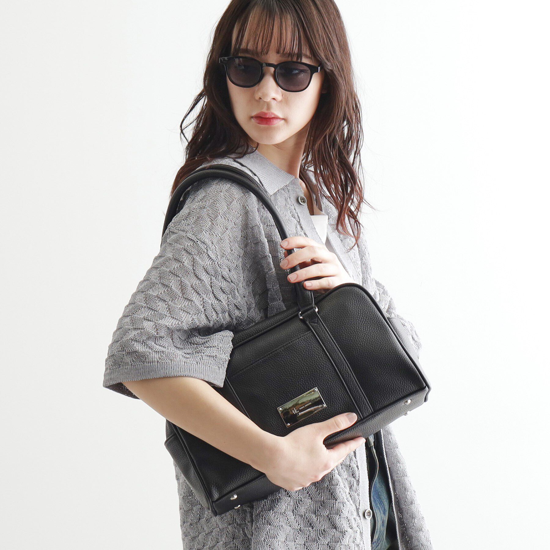 tk.TAKEO KIKUCHI「ヴィンテージライク ボストンバッグ」|ボストンバッグ|ブラック(119)