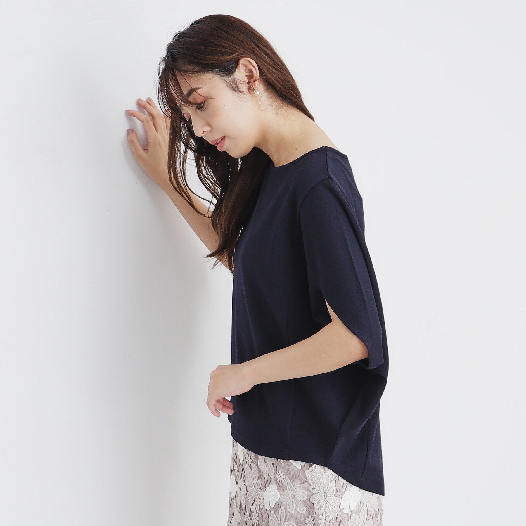 index「UV ドルマンスリーブトップス【洗濯機洗い可/防シワ】」|Tシャツ・カットソー|