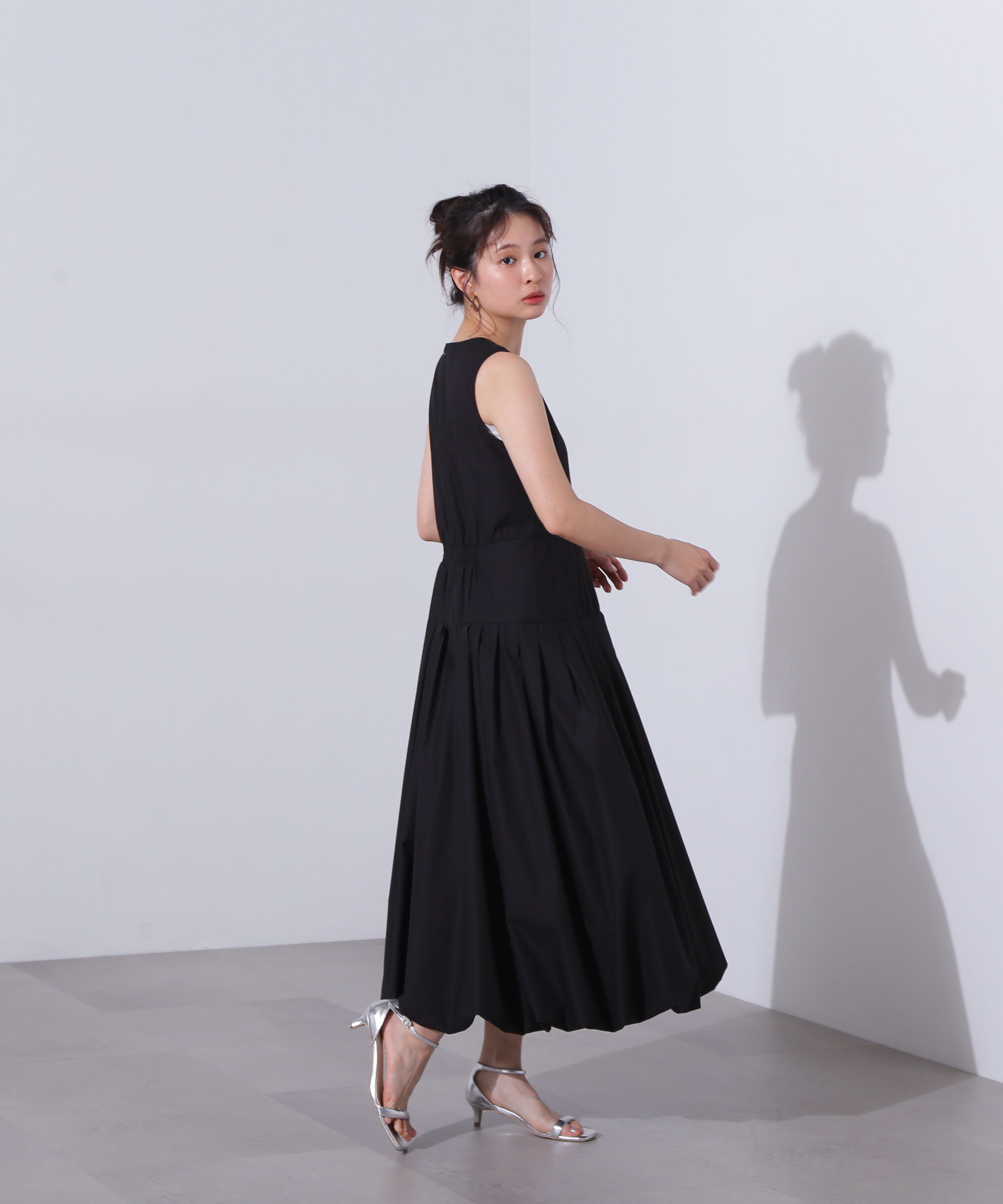  「バルーンノースリーブワンピース」|ワンピース|