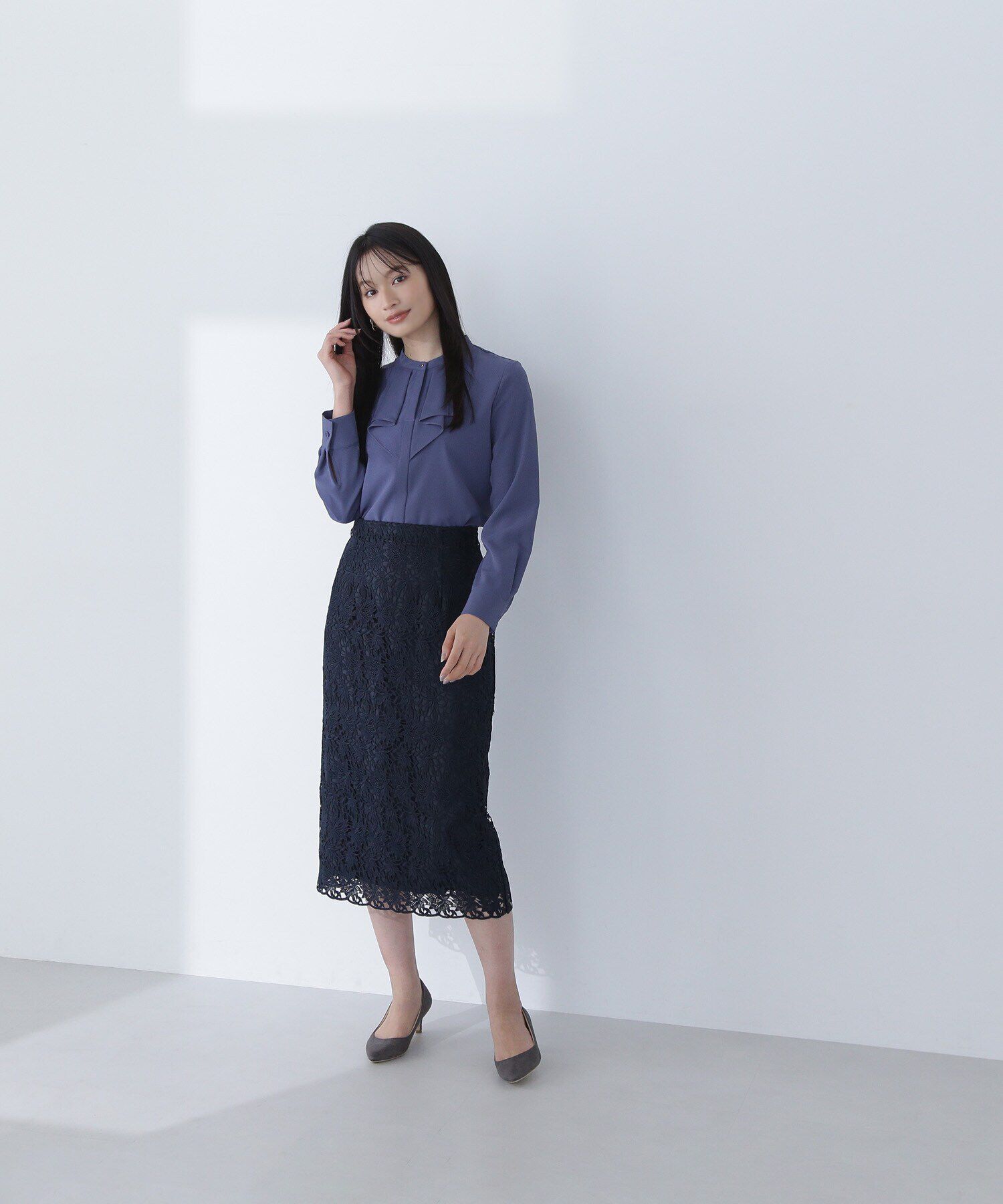  「ケミカルレースタイトスカート」|スカート|